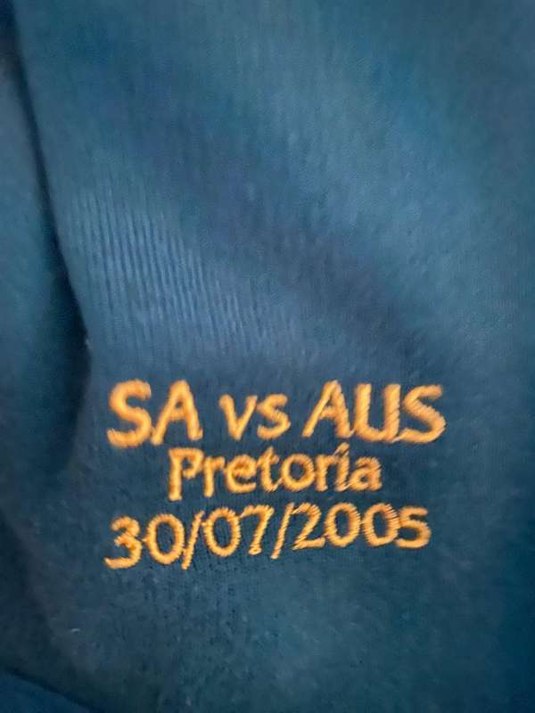 Rugby: Springbok Players Match Jersey : no 3