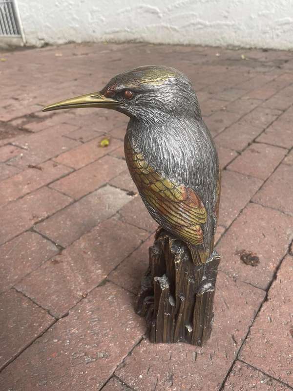 Beautiful Bronze by Giovanni Schoeman: The Kingfisher ( 32 cm )