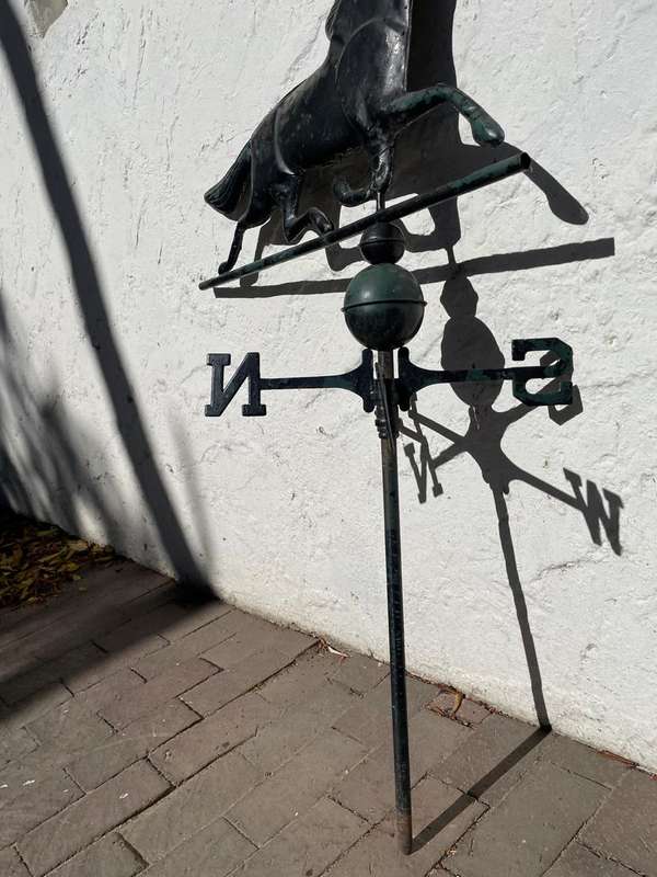 Rare Original Metal Horse Weathervane from Backwood Studfarm ( 115cm )