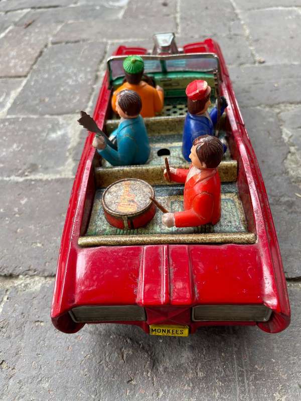 Rare Monkeemobile Tinplate made in Japan