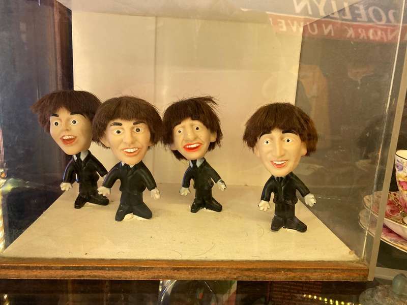 Beatles Remco Dolls in a Display Box circa 1964