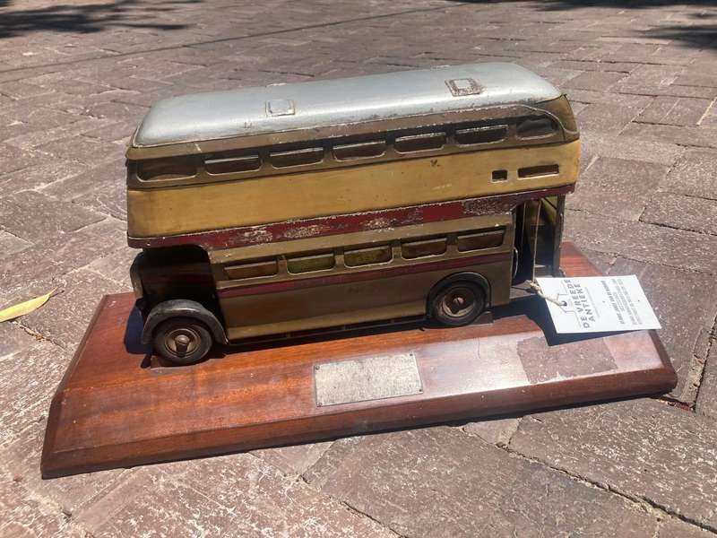 Model of Vintage Germiston Bus (35 x 18 x 10 cm )