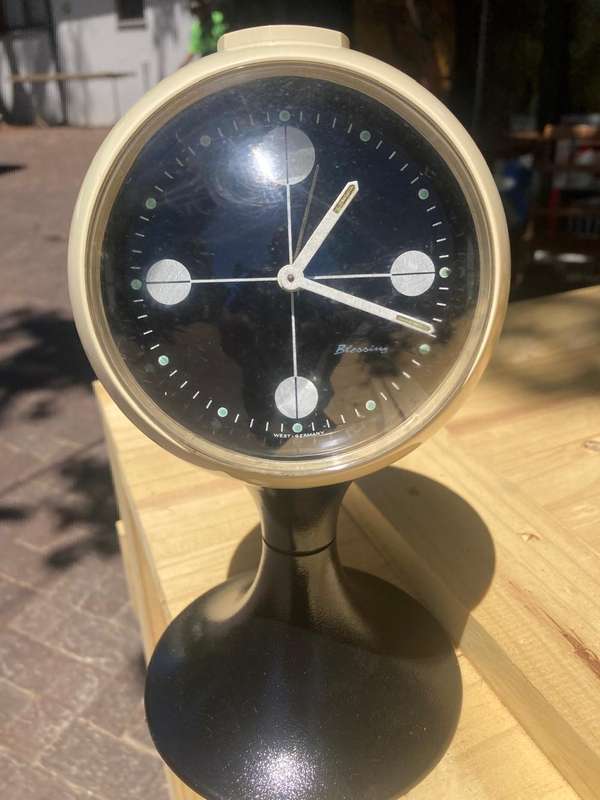 Midcentury Space Age Foot Alarm Clock by Blessing( Working)