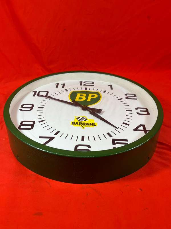 Vintage BP Metal Clock