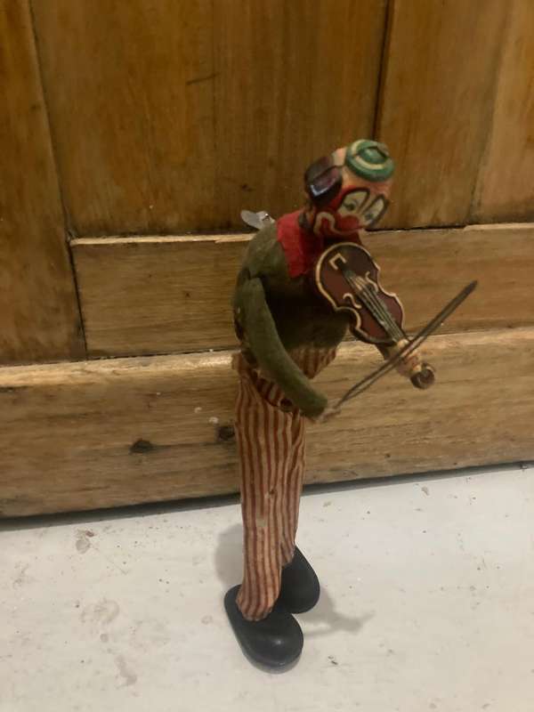 Vintage Windup Clown ( 23 cm )Not working