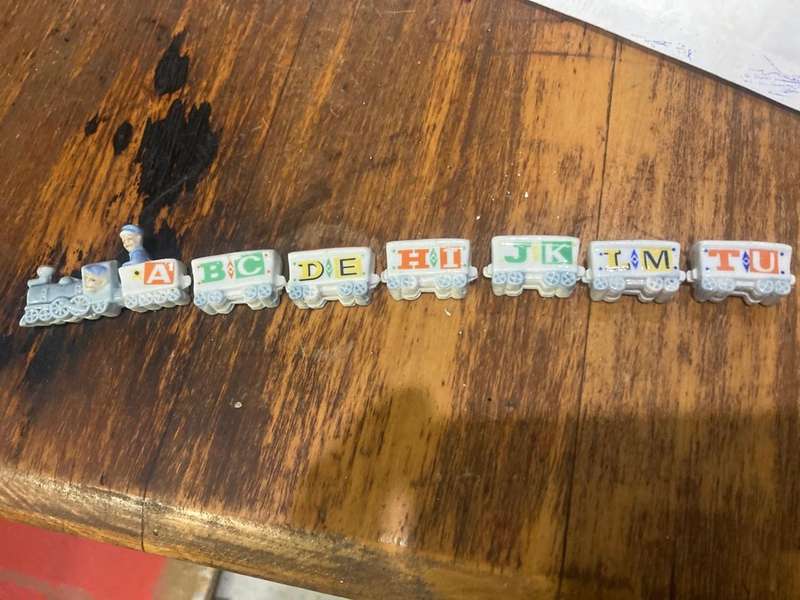 Rare Wade Alphabet Train circa 1958