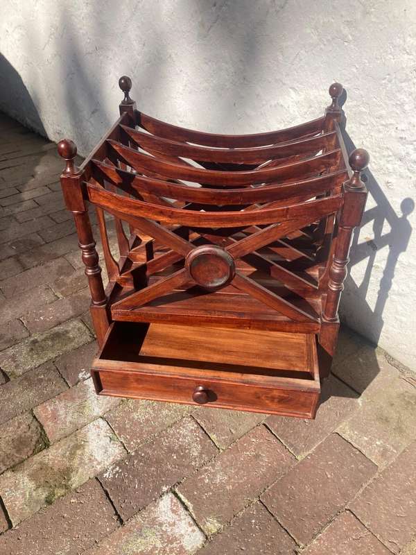 Mahogany Canterbury ( 50 x 38 x 60 cm )