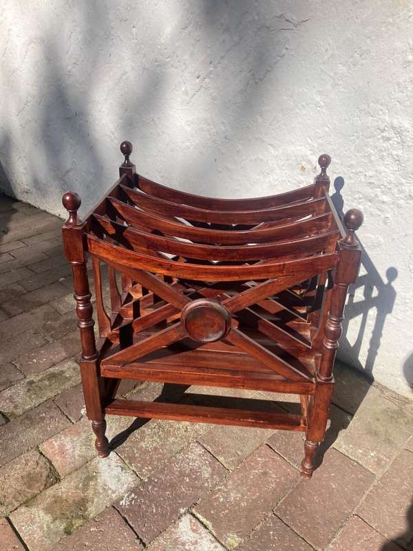 Mahogany Canterbury ( 50 x 38 x 60 cm )