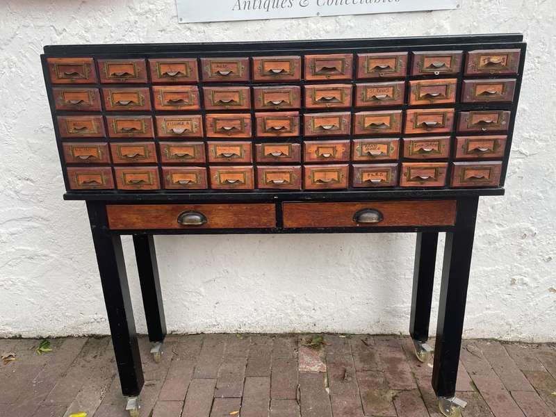 Rare Apothecary Cabinet ( 126 x 126 x 38 cm )