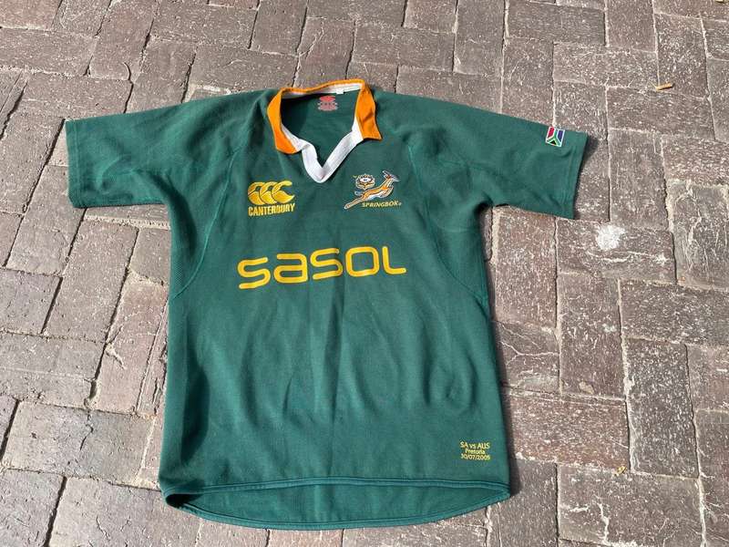 Rugby: Springbok Players Match Jersey : no 3