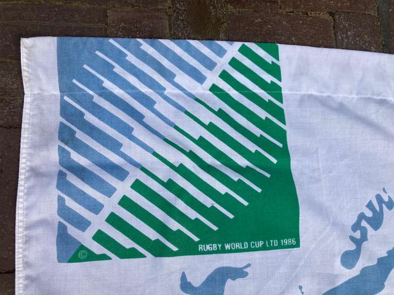 Rugby: Pair of 95 Worldcup Lamppole Flags ( 195 x 100cm )