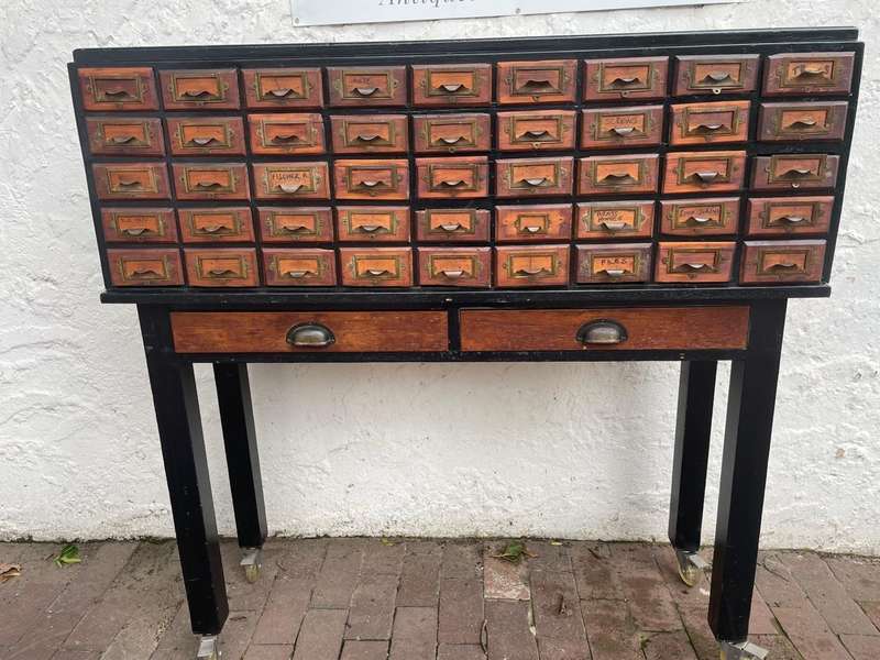 Rare Apothecary Cabinet ( 126 x 126 x 38 cm )