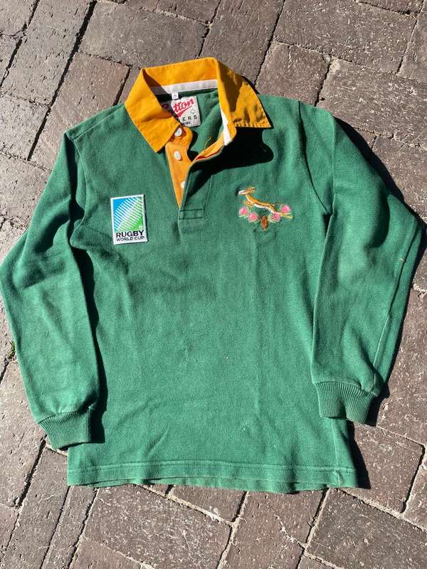 Rugby . Pair of Springbok Worldcup 95 Jerseys