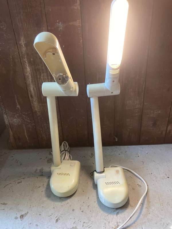 Pair Of Eurolux Folding Lamps circa 1980's