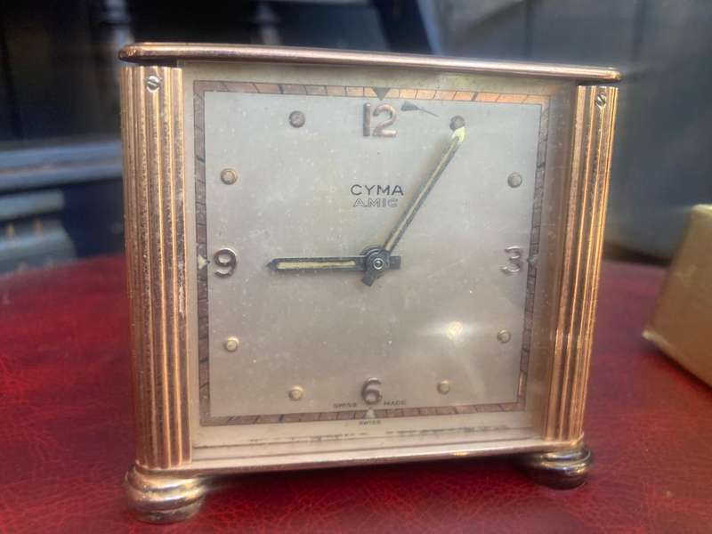 Swiss Cyma Travel Clock