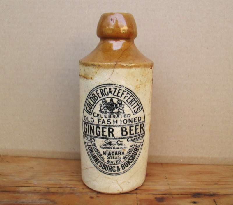 GOLDBERG & ZEFFERTTS JHB & BOKSBURG GINGER BEER BOTTLE