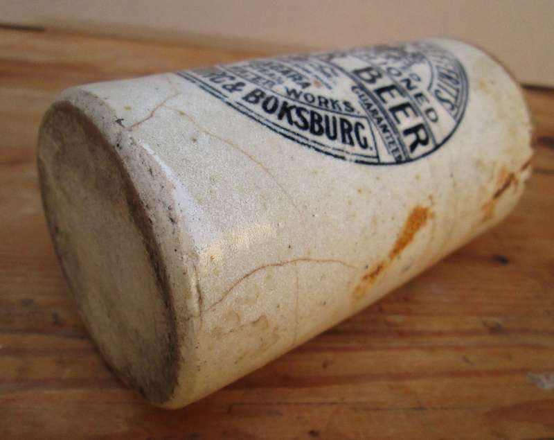 GOLDBERG & ZEFFERTTS JHB & BOKSBURG GINGER BEER BOTTLE