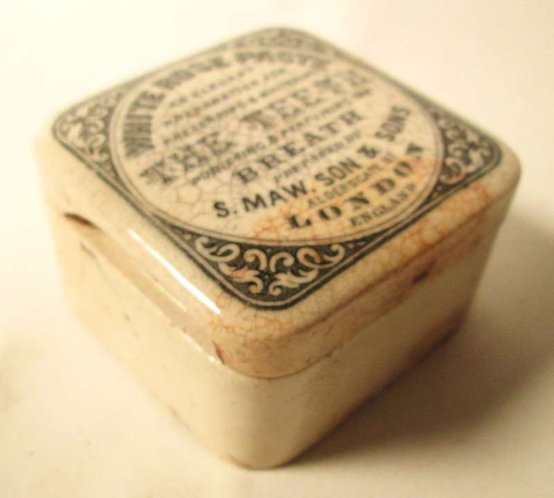 WHITE ROSE PASTE TOOTH PASTE POT AND LID