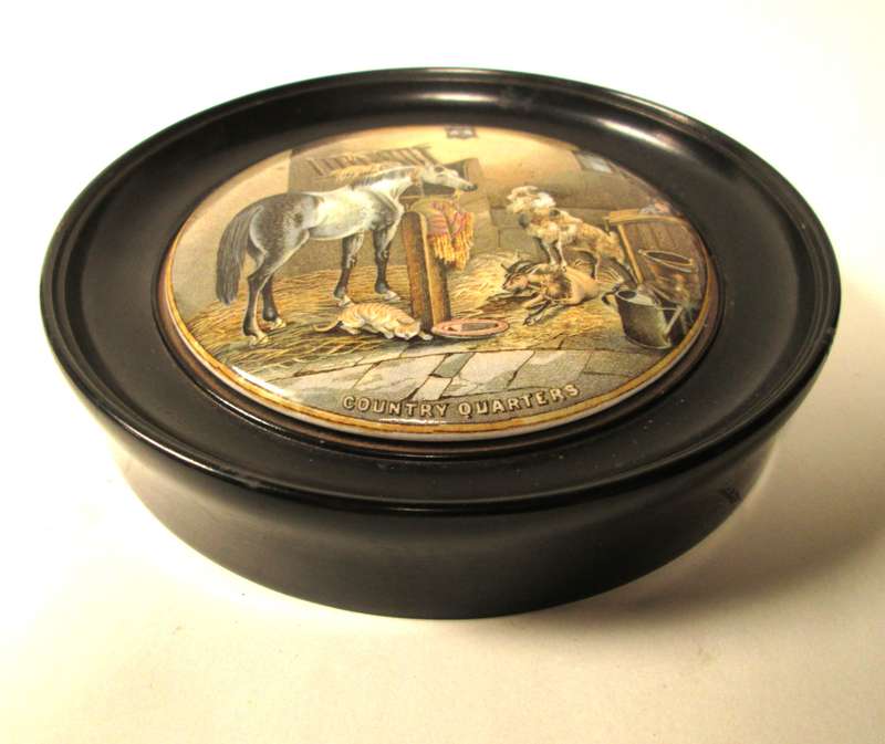 COUNTRY QUARTERS PRATTWARE LID