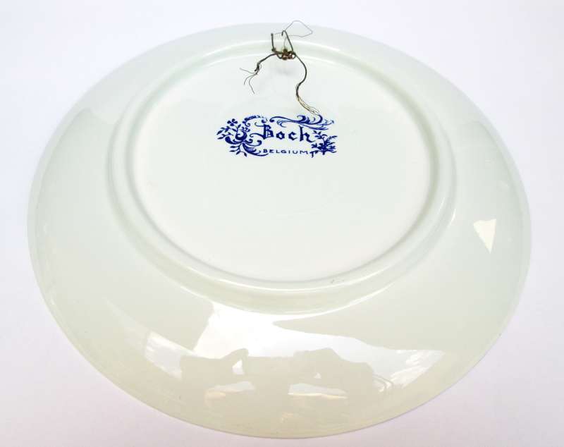 OLD LADY BOCH BELGIUM PLATE