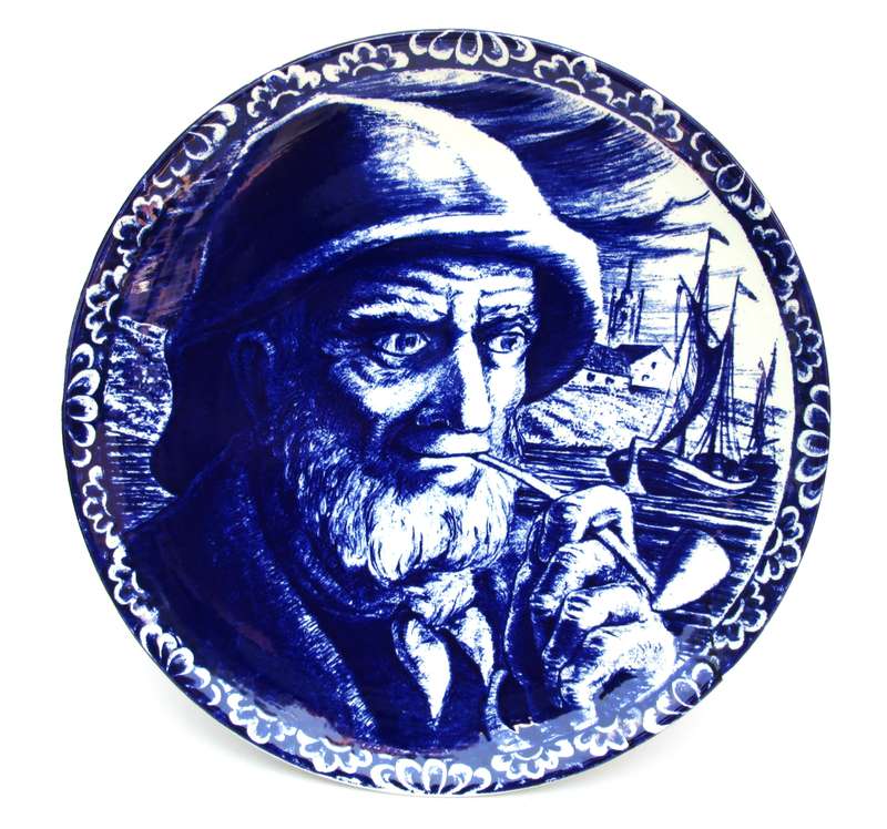 OLD MAN BOCH BELGIUM PLATE