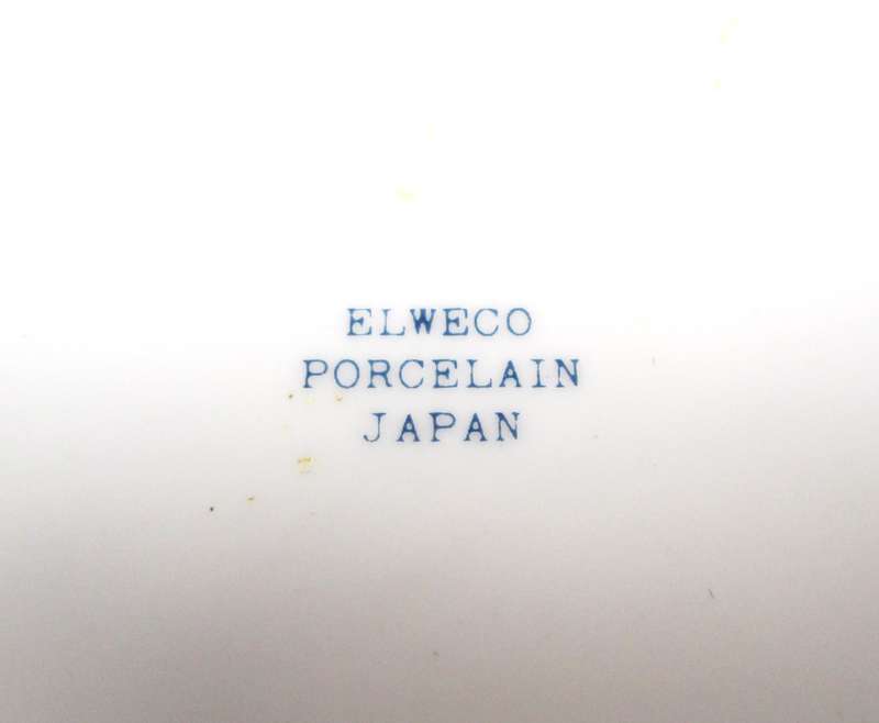 ELWECO PORCELAIN JAPAN PLATE