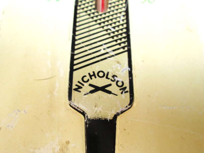 NICHOLSON FILE ADVERTISING THERMOMETER
