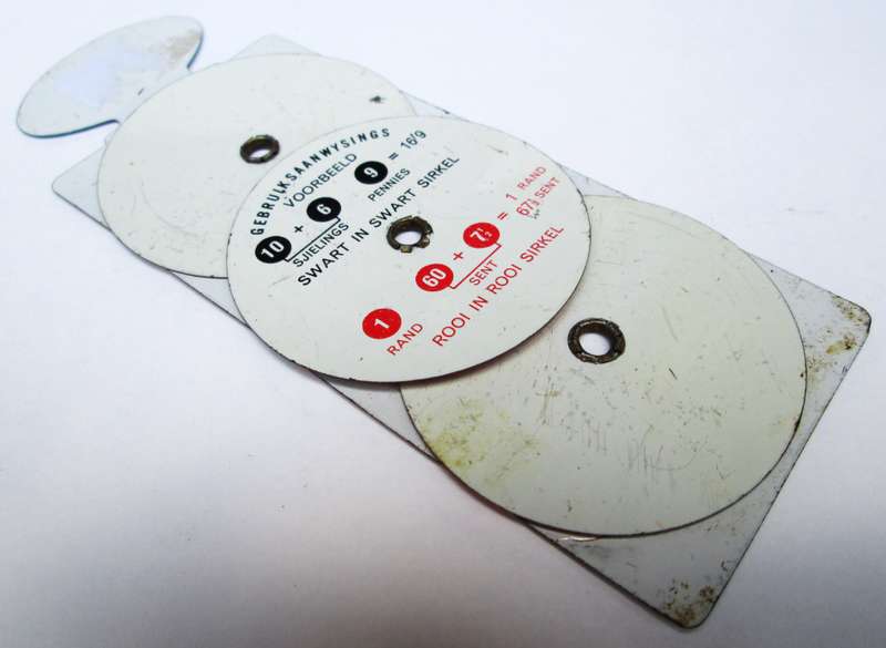 MOBILGAS SPECIAL SJIELINGS AND PENIES TO RAND AND CENT CONVERTOR
