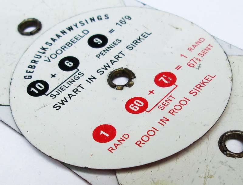 MOBILGAS SPECIAL SJIELINGS AND PENIES TO RAND AND CENT CONVERTOR