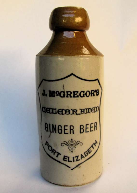 J. Mc GREGOR'S PORT ELIZABETH GINGER BEER BOTTLE