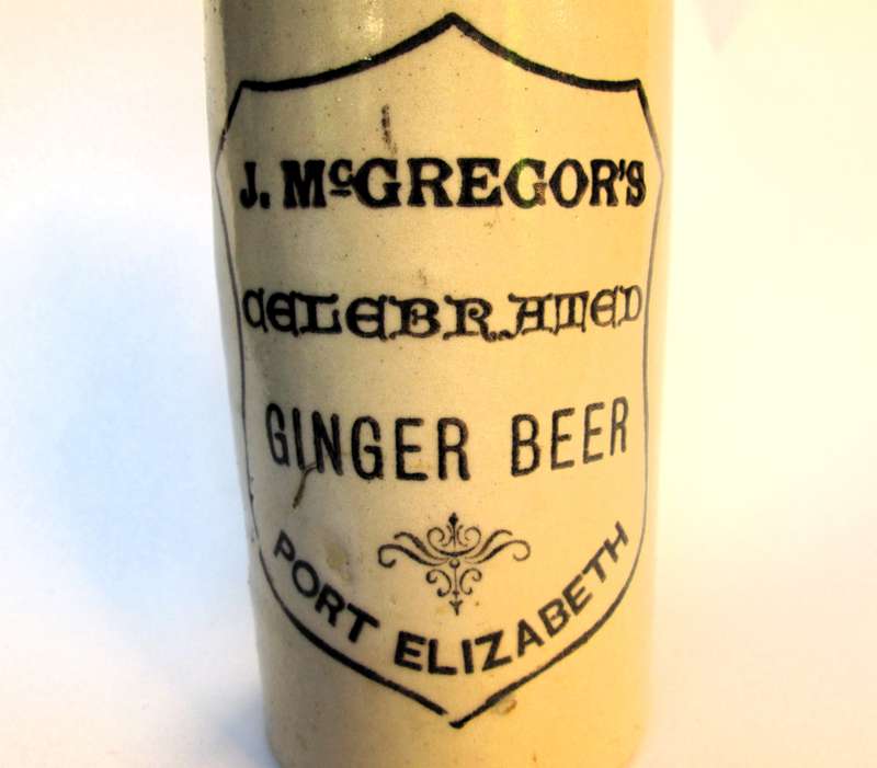J. Mc GREGOR'S PORT ELIZABETH GINGER BEER BOTTLE