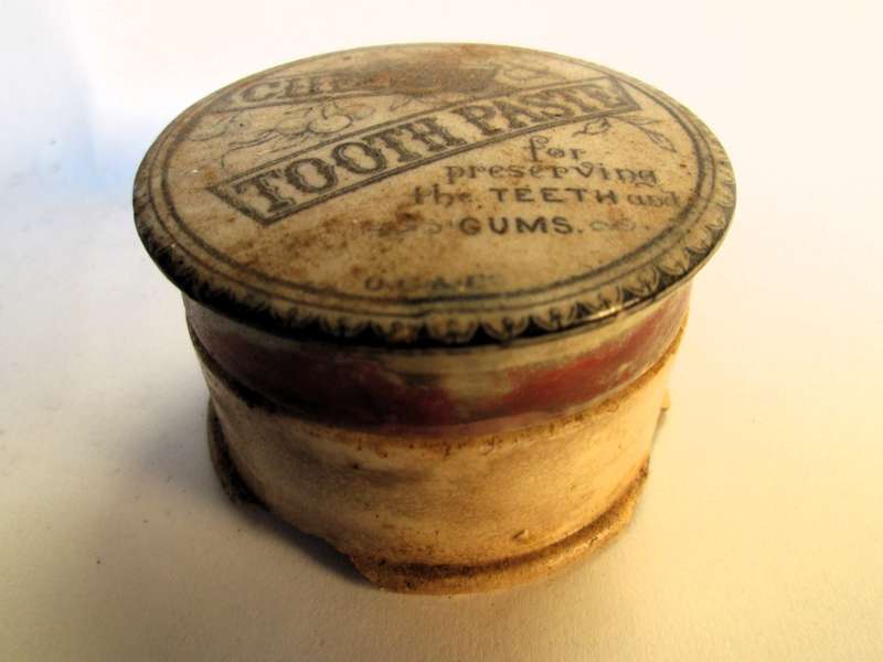 CHERRY TOOTH PASTE POT & LID