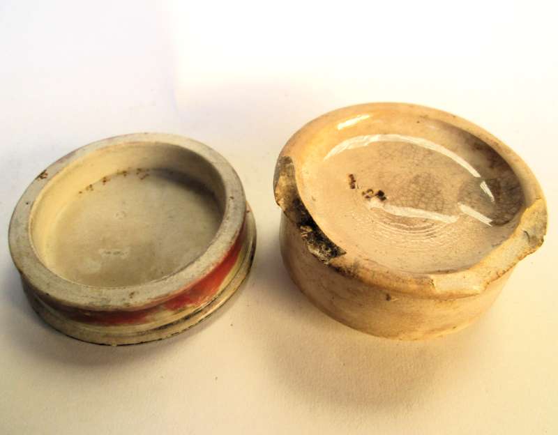 CHERRY TOOTH PASTE POT & LID