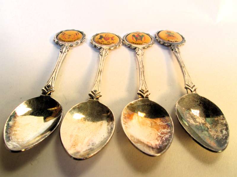 Old province tea spoons.
