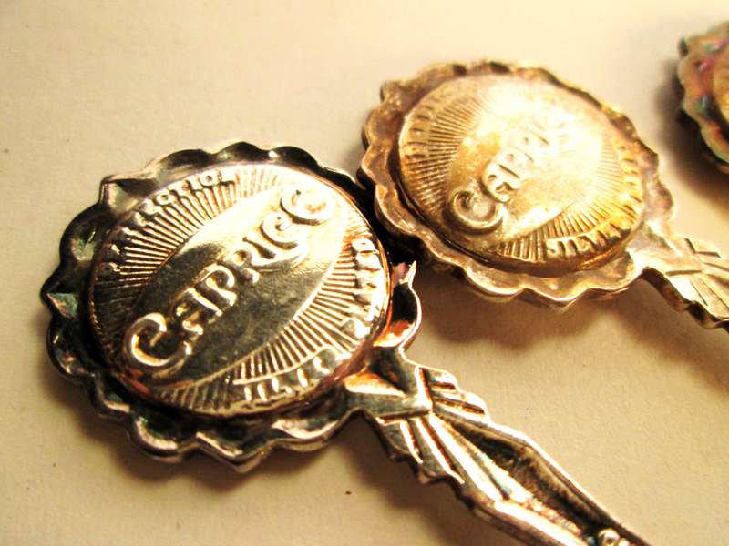 Old province tea spoons.