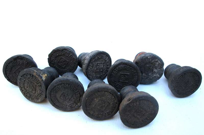 ANTIQUE BEER BOTTLE STOPPERS