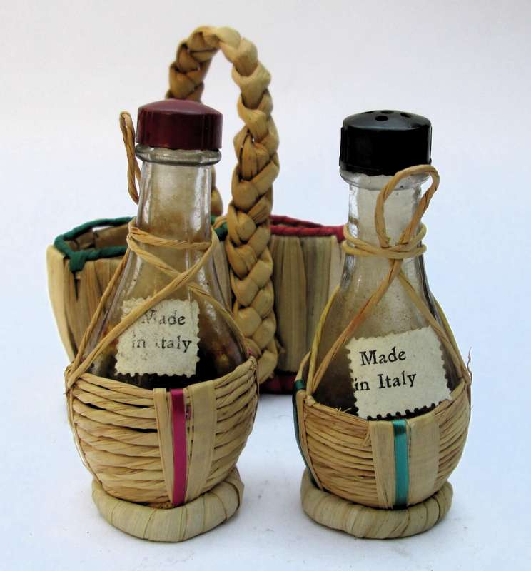 MINIATURE/SAMPLE SALT AND PEPPER  BOTTLES