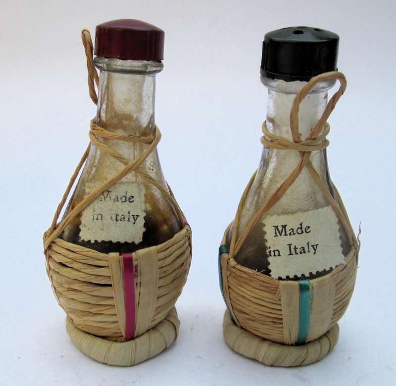 MINIATURE/SAMPLE SALT AND PEPPER  BOTTLES