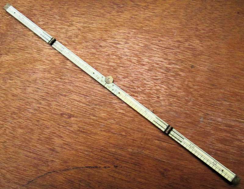 12Inch BONE/IVORY FOLDING RULE