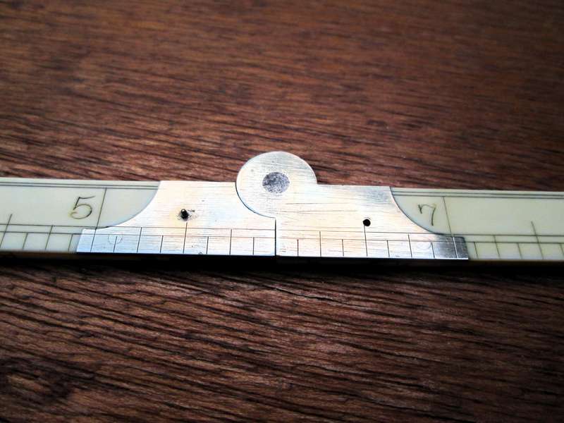12Inch J RABONE & SONS BONE/IVORY FOLDING RULE