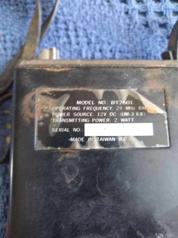 Tedelex Universal 6 Channel De Luxe Model BT2601 Vintage walkie talkie radio (Read listing)