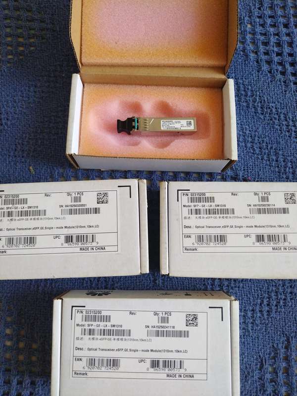 Huawei Optical Transceiver SFP-GE-LX-SM1310 Brand new bid for all 5 listing has been fixed
