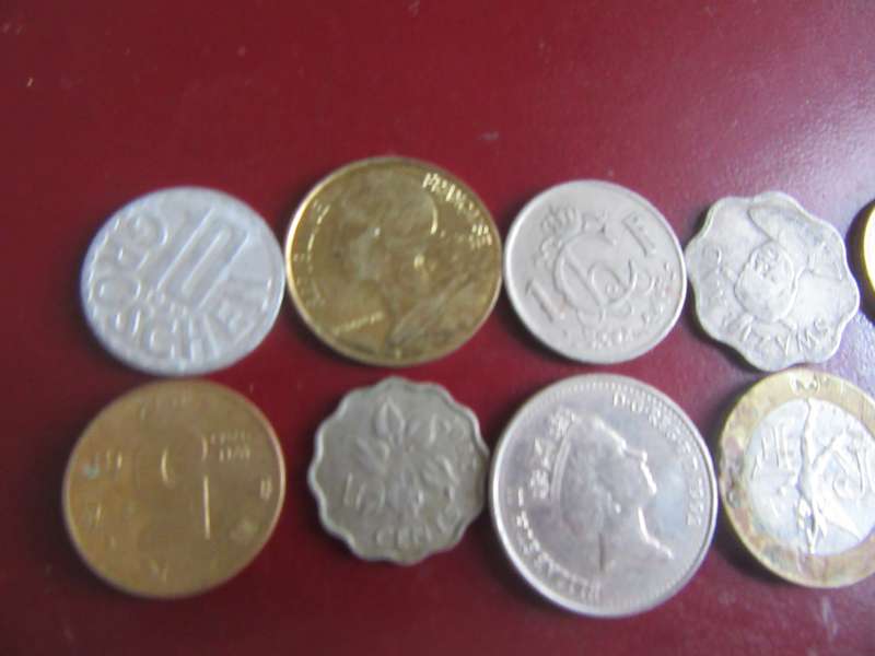 GOOD START FOR THE BEGINNER - 10 INTERNATIONAL COINS - AS PER SCAN - CO4