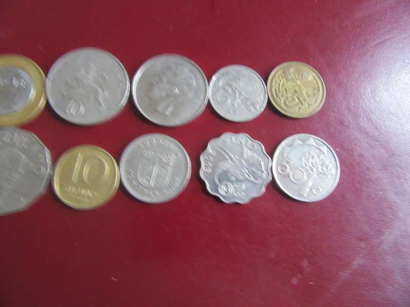 GOODSTART FOR THE BEGINNER - 10 INTERNATIONAL COINS - AS PER SCAN - CO13