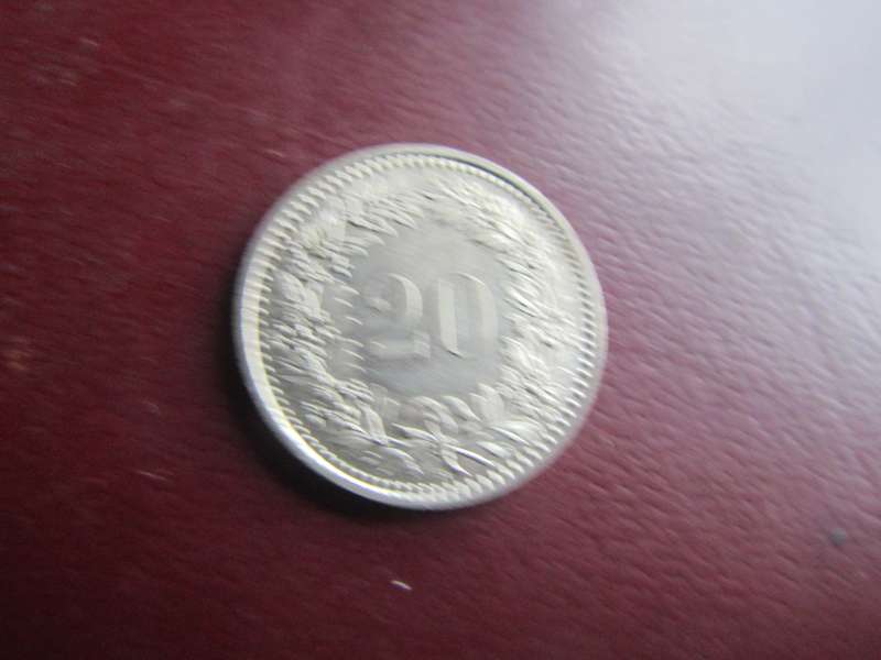 SWITZERLAND - 20 RAPPEN - AS9