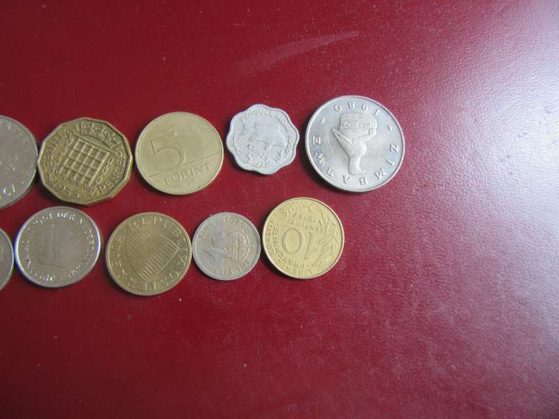 GOOD START FOR THE BEGINNER - 10 INTERNATIONAL COINS - AS PER SCAN - CO28