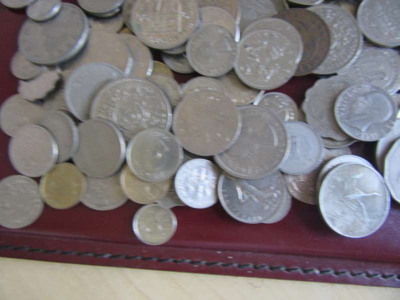 195ASSORTED INTERNATIONAL COINS - AS PER SCAN - BID PER ITEM - FA 2.5.