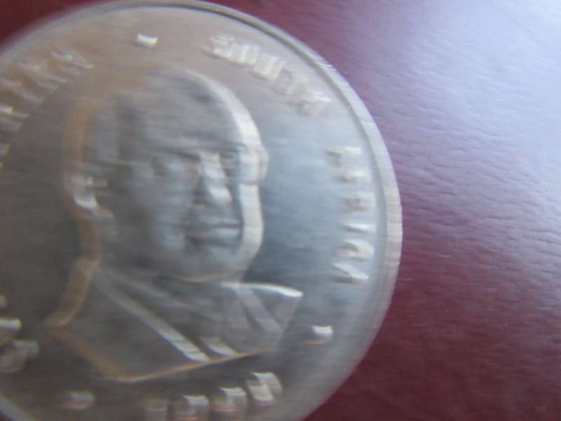 RSA - ONE RAND WITH PRESIDENT1990 -R1