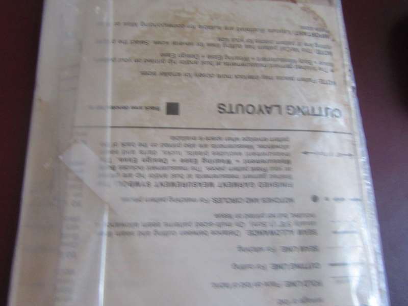 MC CALL'S NO.2024 - SIZEG 20,22,24 - COMPLETE