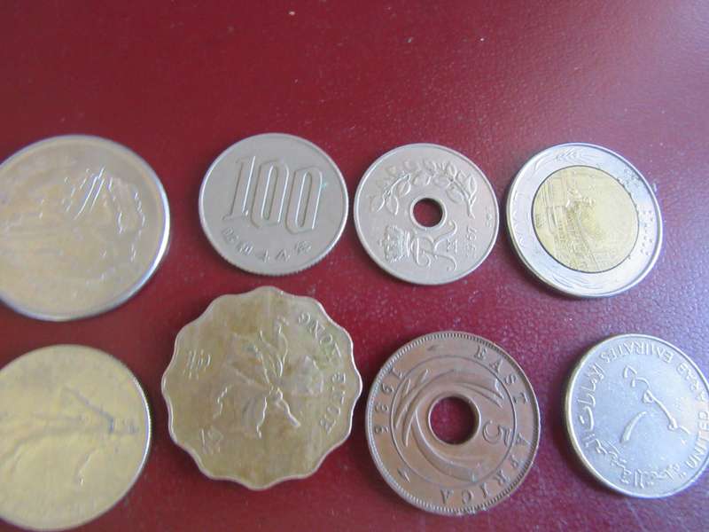 10 ASSORTD WORLD COINS - AS PER SCAN - CO10